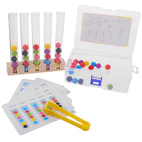 Kisangel Holzspielzeug Clipper Perlen Lernspielzeug für Ab Jahren zur Feinmotorik und Hand Auge Koordination mit Bunten Perlen und Pädagogischem Design Kisangel Holzspielzeug Clipper Perlen Lernspielzeug für Ab Jahren zur Feinmotorik und Hand Auge Koordination mit Bunten Perlen und Pädagogischem Design von Kisangel