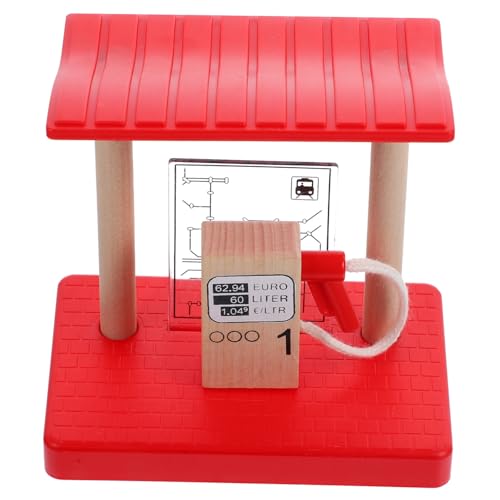 Kisangel Holzspielzeug Eisenbahn Zubehör Gasstation Modell aus Robustem Holz Einfach zu Montieren Sicher und Glatt Fördert Kreatives für Ab Jahren Kisangel Holzspielzeug Eisenbahn Zubehör Gasstation Modell aus Robustem Holz Einfach zu Montieren Sicher und Glatt Fördert Kreatives für Ab Jahren von Kisangel