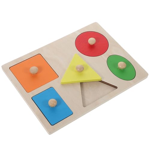 Kisangel Holzspielzeug Geometrische Formen Steckspiel Lernspielzeug Montessori Pädagogisch Sicher Ungiftig für Jungen Mädchen zum Geburtstag und Festival Kisangel Holzspielzeug Geometrische Formen Steckspiel Lernspielzeug Montessori Pädagogisch Sicher Ungiftig für Jungen Mädchen zum Geburtstag und Festival von Kisangel