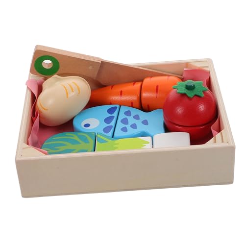 Kisangel Holzspielzeug Schneideset für Obst und Gemüse Realistisches Rollenspiel Küchenspielzeug Fördert Feinmotorik Kreativität und Soziale Fähigkeiten Pädagogisches Schneidspielzeug für Kisangel Holzspielzeug Schneideset für Obst und Gemüse Realistisches Rollenspiel Küchenspielzeug Fördert Feinmotorik Kreativität und Soziale Fähigkeiten Pädagogisches Schneidspielzeug für von Kisangel