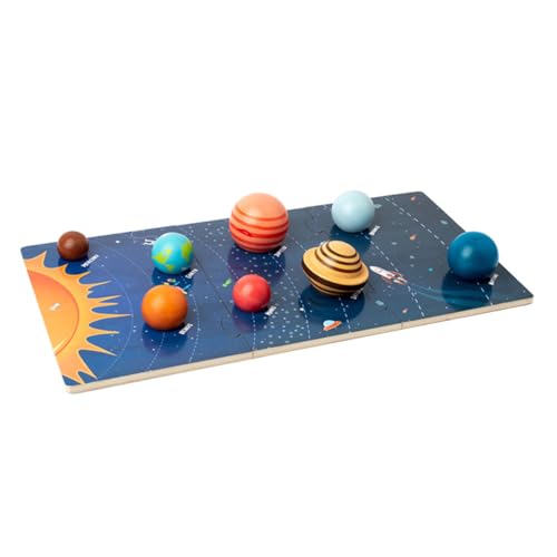 Kisangel Holzspielzeug Sonnensystem Puzzle für Pädagogisches Montessori Planetenspiel Planeten Lernspielzeug zur Kognitiven Entwicklung Sichere Motorische Farbenfrohes Weltraumspielzeug Kisangel Holzspielzeug Sonnensystem Puzzle für Pädagogisches Montessori Planetenspiel Planeten Lernspielzeug zur Kognitiven Entwicklung Sichere Motorische Farbenfrohes Weltraumspielzeug von Kisangel