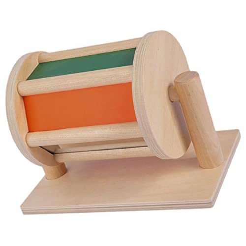 Kisangel Holzspielzeug Textile Trommel für Pädagogisches Farb und Klangspielzeug Feinmotorik Handliches Sich Drehendes Lernspielzeug für Kleinkinder und Vorschulkinder Kisangel Holzspielzeug Textile Trommel für Pädagogisches Farb und Klangspielzeug Feinmotorik Handliches Sich Drehendes Lernspielzeug für Kleinkinder und Vorschulkinder von Kisangel