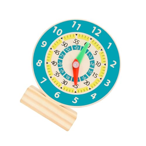 Kisangel Holzuhr Lernspielzeug für Multifunktionales Pädagogisches Holzspielzeug Sicher und Glatt Poliert Fördert und Farberkennung Lernmodell für Vorschulkinder Ab Jahren Kisangel Holzuhr Lernspielzeug für Multifunktionales Pädagogisches Holzspielzeug Sicher und Glatt Poliert Fördert und Farberkennung Lernmodell für Vorschulkinder Ab Jahren von Kisangel