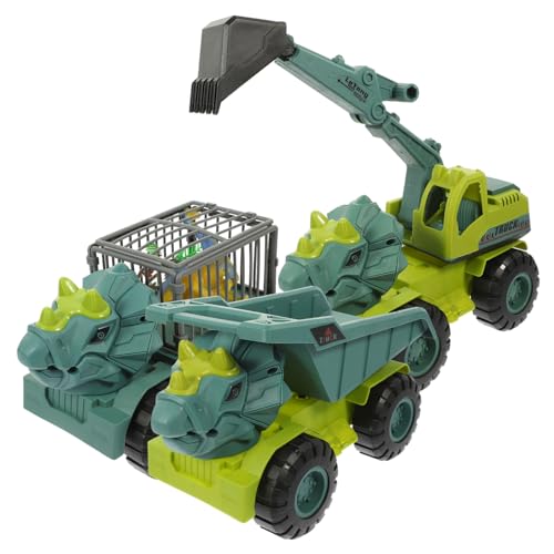 Kisangel Interaktives Dinosaurier baustellenfahrzeug Spielset Kreative Cartoon Auto Spielzeuge für Robustes Mini Engineering Fahrzeug Buntes Geschenk für Jungen und Mädchen Party Kisangel Interaktives Dinosaurier baustellenfahrzeug Spielset Kreative Cartoon Auto Spielzeuge für Robustes Mini Engineering Fahrzeug Buntes Geschenk für Jungen und Mädchen Party von Kisangel