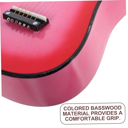 Kisangel Kleine Bunte Ukulele aus Lindenholz für Akustisches Musikinstrument in Rosa Verstellbare Saitenspannung Pädagogisch Geeignet für Musiklernen und Kreativitätsförderung Kisangel Kleine Bunte Ukulele aus Lindenholz für Akustisches Musikinstrument in Rosa Verstellbare Saitenspannung Pädagogisch Geeignet für Musiklernen und Kreativitätsförderung von Kisangel