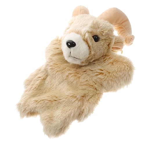 Kisangel Kleine Ziege Handpuppe aus Plüsch für Interaktives Rollenspiel Beweglicher Mund Fördert Fantasie Kommunikation und Eltern Junge Mädchen Bindung Kisangel Kleine Ziege Handpuppe aus Plüsch für Interaktives Rollenspiel Beweglicher Mund Fördert Fantasie Kommunikation und Eltern Junge Mädchen Bindung von Kisangel