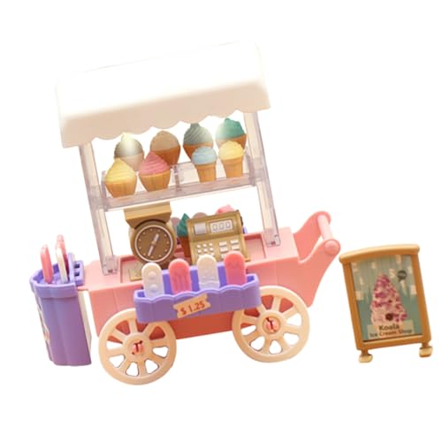 Kisangel Kleiner Verschleißfester Eiswagen für Kleinkinder Buntes Plastik Eiscreme LKW Set Interaktives Rollenspiel Fördert Kreativität und Farbwahrnehmung bei Kindern Kisangel Kleiner Verschleißfester Eiswagen für Kleinkinder Buntes Plastik Eiscreme LKW Set Interaktives Rollenspiel Fördert Kreativität und Farbwahrnehmung bei Kindern von Kisangel