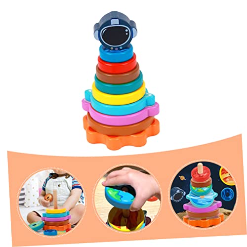 Kisangel Kreatives Stapelspielzeug Bunte Ringe Holzspielzeug Montessori Fördert Farberkennung und Motorische Fähigkeiten für Kleinkinder Ab Jahr Pädagogisches Lernspielzeug für Jungen und Kisangel Kreatives Stapelspielzeug Bunte Ringe Holzspielzeug Montessori Fördert Farberkennung und Motorische Fähigkeiten für Kleinkinder Ab Jahr Pädagogisches Lernspielzeug für Jungen und von Kisangel