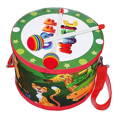 Kisangel Kindertrommel Mit Stöcken Musikinstrument Für Kleinkinder Schlagzeug Mit Cartoon-Muster Indoor Outdoor Spielzeug Für Junge Mädchen Schultergurt Für Bequemes Spielen Kisangel Kindertrommel Mit Stöcken Musikinstrument Für Kleinkinder Schlagzeug Mit Cartoon-Muster Indoor Outdoor Spielzeug Für Junge Mädchen Schultergurt Für Bequemes Spielen von Kisangel