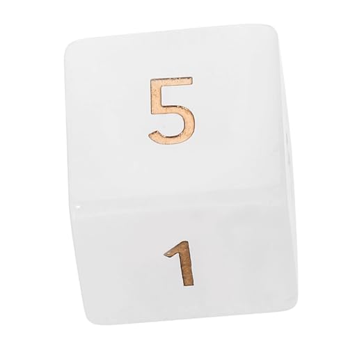 Kisangel Kristallwürfel Weißer Natürlicher Spielwürfel aus Leichtem Strapazierfähigem Material für Partyspiele Brettspiele und Dekorative Spielrequisiten Kompakt und Tragbar für Zuhause Kisangel Kristallwürfel Weißer Natürlicher Spielwürfel aus Leichtem Strapazierfähigem Material für Partyspiele Brettspiele und Dekorative Spielrequisiten Kompakt und Tragbar für Zuhause von Kisangel