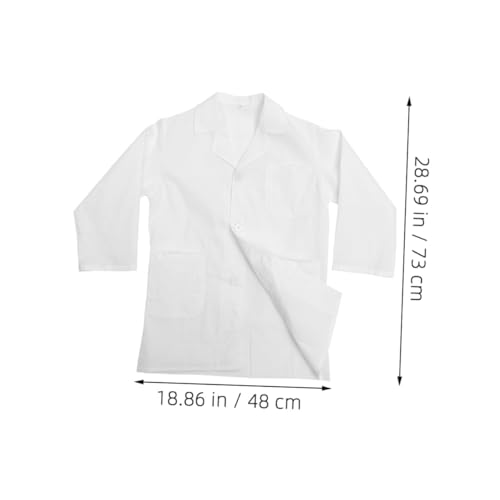 Kisangel Laborkittel Langarm Weiß Baumwollmischung Wissenschaft Kostüm für Jungen Mädchen Rollenspiel Schule Kindergarten Fasching Verkleidung für Kleine Ärzte und Forscher Kisangel Laborkittel Langarm Weiß Baumwollmischung Wissenschaft Kostüm für Jungen Mädchen Rollenspiel Schule Kindergarten Fasching Verkleidung für Kleine Ärzte und Forscher von Kisangel
