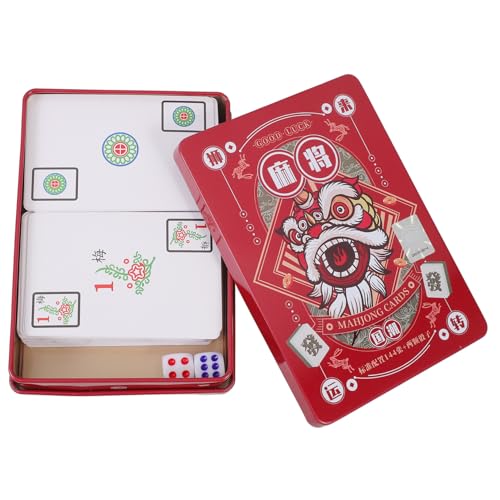 Kisangel Mahjong Karten Teilig Breites Format Leichte Papierkarten Tragbar für Reisen und Partys Klare Drucke Glatte Oberfläche Stabiles Material Kreatives für Familienspiele und Kisangel Mahjong Karten Teilig Breites Format Leichte Papierkarten Tragbar für Reisen und Partys Klare Drucke Glatte Oberfläche Stabiles Material Kreatives für Familienspiele und von Kisangel