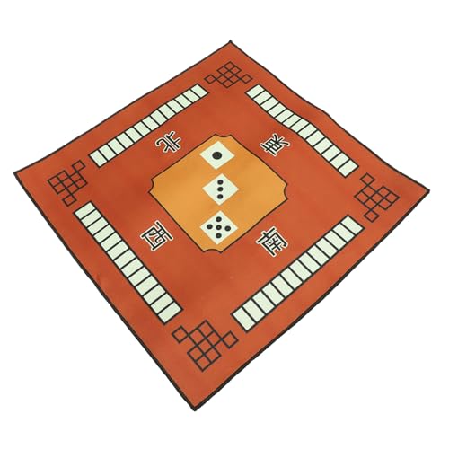 Kisangel Mahjong Tischdecke Quadratisch Extra Geräuschreduzierend Spielmatte für Domino Poker Brettspiele Vielseitige Tischabdeckung mit Klassischem Chinesischem Design in Kaffee Kisangel Mahjong Tischdecke Quadratisch Extra Geräuschreduzierend Spielmatte für Domino Poker Brettspiele Vielseitige Tischabdeckung mit Klassischem Chinesischem Design in Kaffee von Kisangel