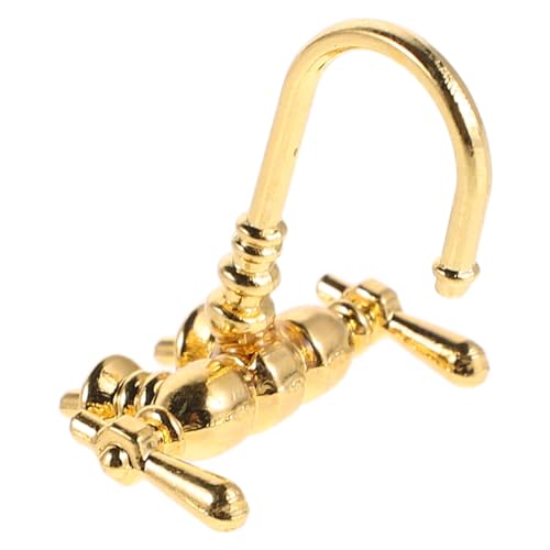 Kisangel Wasserhahn Für Kinderküche Kleiner Mischbatteriehahn Puppenhaus-Wasserhahn Puppenhaus-mini-badewanne Metall-badewannenhahn Miniatur-badezimmerspielzeug Spielzeug-küchenhahn Kisangel Wasserhahn Für Kinderküche Kleiner Mischbatteriehahn Puppenhaus-Wasserhahn Puppenhaus-mini-badewanne Metall-badewannenhahn Miniatur-badezimmerspielzeug Spielzeug-küchenhahn von Kisangel