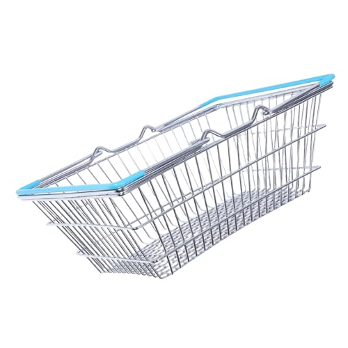 Kisangel Mini Eisenkorb Einkaufswagen mit Griff Kleiner Aufbewahrungskorb für Kaufladen Party und Puppenhaus Kindgerechtes Design Vielseitig für Fantasievolles und Lagerung Kisangel Mini Eisenkorb Einkaufswagen mit Griff Kleiner Aufbewahrungskorb für Kaufladen Party und Puppenhaus Kindgerechtes Design Vielseitig für Fantasievolles und Lagerung von Kisangel