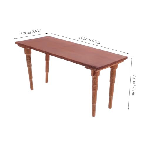 Kisangel Mini Holztisch Puppenhaus Stehtisch Puppenmöbel Miniatur Spielhaus Esstisch Mini Puppenhausmöbel Miniatur Spielhausmöbel Puppenhaus Spieltisch Hellbraun Kisangel Mini Holztisch Puppenhaus Stehtisch Puppenmöbel Miniatur Spielhaus Esstisch Mini Puppenhausmöbel Miniatur Spielhausmöbel Puppenhaus Spieltisch Hellbraun von Kisangel