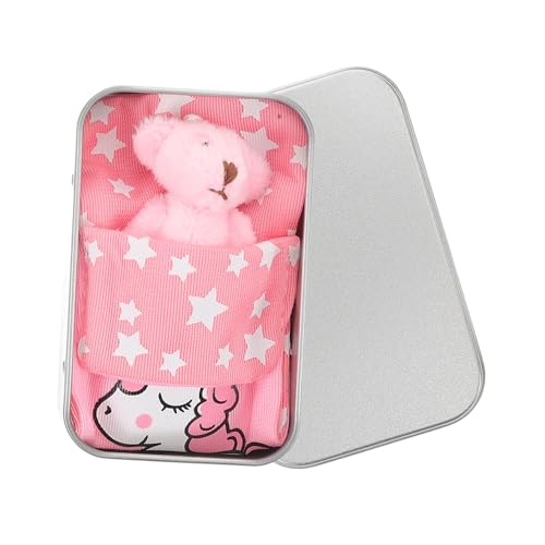 Kisangel Mini Plüschbär in Dose Niedliches Kleines Bärenornament Kuscheltier für Kinderzimmer und Zuhause Sammlerobjekt Weicher Pocket Bear für Mädchen Jungen Kisangel Mini Plüschbär in Dose Niedliches Kleines Bärenornament Kuscheltier für Kinderzimmer und Zuhause Sammlerobjekt Weicher Pocket Bear für Mädchen Jungen von Kisangel