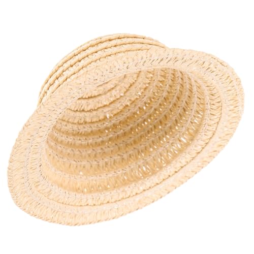 Kisangel Mini Strohhut für Puppen Kleines DIY Bastelset Leichter Hautfreundlicher Miniatur Strohhut als Süße Hutdekoration für Puppenhaus Foto Requisiten und Partyzubehör Kisangel Mini Strohhut für Puppen Kleines DIY Bastelset Leichter Hautfreundlicher Miniatur Strohhut als Süße Hutdekoration für Puppenhaus Foto Requisiten und Partyzubehör von Kisangel