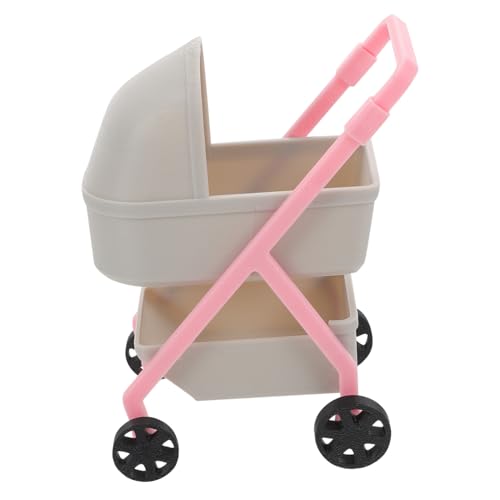 Kisangel Miniatur Babywagen aus Stabilem Kunststoff Detailgetreuer Puppenwagen für Realistisches für Rollenspiele und Puppenhausdeko Kleines Graues Modell Kisangel Miniatur Babywagen aus Stabilem Kunststoff Detailgetreuer Puppenwagen für Realistisches für Rollenspiele und Puppenhausdeko Kleines Graues Modell von Kisangel