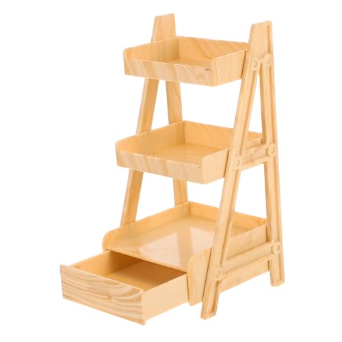 Kisangel Miniatur Display Regal Kompakt Platzsparend Vielseitig Einsetzbar Leichter Tragbarer Aufbewahrungsständer für Puppenhaus Supermarkt Blumen Dekoratives Möbelmodell Kisangel Miniatur Display Regal Kompakt Platzsparend Vielseitig Einsetzbar Leichter Tragbarer Aufbewahrungsständer für Puppenhaus Supermarkt Blumen Dekoratives Möbelmodell von Kisangel