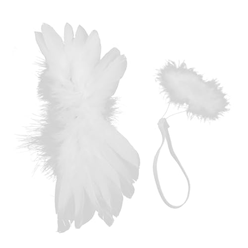 Kisangel Miniatur Engelsflügel Deko Weiß Sichere DIY Bastelfedern für Puppen Kleine Flügel Requisiten zum Anstecken für Kostüm Foto Shooting Modische Puppe Accessoires Kisangel Miniatur Engelsflügel Deko Weiß Sichere DIY Bastelfedern für Puppen Kleine Flügel Requisiten zum Anstecken für Kostüm Foto Shooting Modische Puppe Accessoires von Kisangel