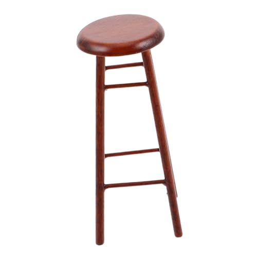 Kisangel Miniatur Holz Barhocker Stuhl für Puppenhaus DIY Miniaturmöbel Küchendeko Akzent Hocker Realistische Szene Zubehör für Basteln und Sammler Kisangel Miniatur Holz Barhocker Stuhl für Puppenhaus DIY Miniaturmöbel Küchendeko Akzent Hocker Realistische Szene Zubehör für Basteln und Sammler von Kisangel