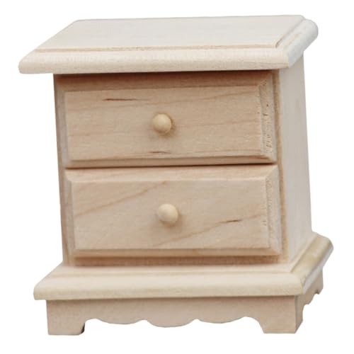 Kisangel Miniatur Holzschrank Unfertiges Puppenhaus Möbel DIY Miniaturmöbel Dekoratives Kleines Sideboard für Puppenhaus Schlafzimmer Wohnzimmer Kisangel Miniatur Holzschrank Unfertiges Puppenhaus Möbel DIY Miniaturmöbel Dekoratives Kleines Sideboard für Puppenhaus Schlafzimmer Wohnzimmer von Kisangel