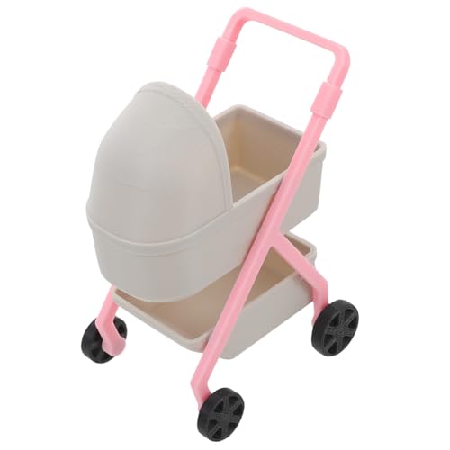 Kisangel Miniatur Kinderwagen Puppenwagen Buggy Kinderwagen Kleiner Modell Puppenhaus Dekoration Mini Hausmöbel Partyspiele Hellgrau Kisangel Miniatur Kinderwagen Puppenwagen Buggy Kinderwagen Kleiner Modell Puppenhaus Dekoration Mini Hausmöbel Partyspiele Hellgrau von Kisangel