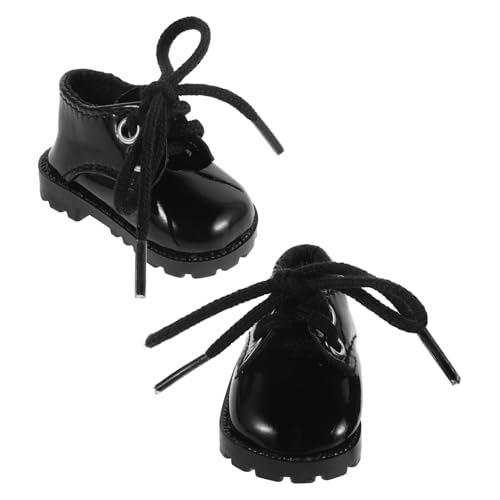 Kisangel Miniatur Puppenschuhe aus Kunstleder Kleine Spielzeugschuhe für Puppen Elegante Niedliche Hauszubehör Schuhe Robust und Einfach Anzuziehen für Puppenhäuser Kisangel Miniatur Puppenschuhe aus Kunstleder Kleine Spielzeugschuhe für Puppen Elegante Niedliche Hauszubehör Schuhe Robust und Einfach Anzuziehen für Puppenhäuser von Kisangel