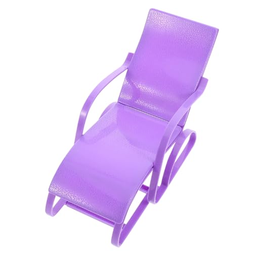 Kisangel Miniatur Strandstuhl Puppenhaus Zubehör Leichter Detailreicher Liegestuhl für Kreative Strandspielzeug szenen für Miniatur Dekoration Kisangel Miniatur Strandstuhl Puppenhaus Zubehör Leichter Detailreicher Liegestuhl für Kreative Strandspielzeug szenen für Miniatur Dekoration von Kisangel
