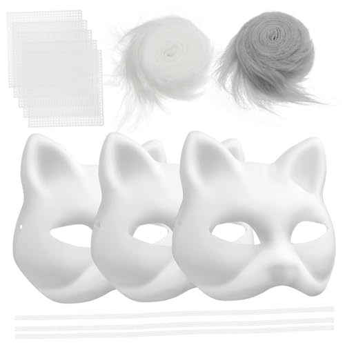 Kisangel Mit Papierhandwerk Cosplay Dekorative Accessoires Frauen Kostüm Rohlinge Basteln Maskerade Party Blanko Masken Dekorieren Katze Unbemalt Abschlussball Malerei Kisangel Mit Papierhandwerk Cosplay Dekorative Accessoires Frauen Kostüm Rohlinge Basteln Maskerade Party Blanko Masken Dekorieren Katze Unbemalt Abschlussball Malerei von Kisangel