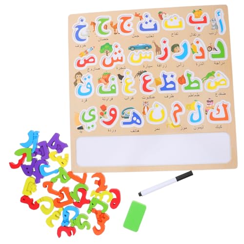 Kisangel Montessori Holzspielzeug Arabisches Alphabet Puzzle für Großes Quadratisches Lernspiel Pädagogisches Buchstaben und Zahlen Matching Fördert Kognitive Fähigkeiten und Hand Augen Kisangel Montessori Holzspielzeug Arabisches Alphabet Puzzle für Großes Quadratisches Lernspiel Pädagogisches Buchstaben und Zahlen Matching Fördert Kognitive Fähigkeiten und Hand Augen von Kisangel
