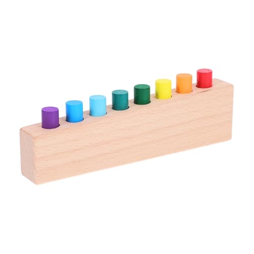 Kisangel Montessori Holzspielzeug für Kleinkinder Bunte Sortierstäbe aus Naturholz Sensorisches Lernspielzeug zur Hand Auge Koordination und Farbenerkennung Langlebiges Motorisches Puzzle Kisangel Montessori Holzspielzeug für Kleinkinder Bunte Sortierstäbe aus Naturholz Sensorisches Lernspielzeug zur Hand Auge Koordination und Farbenerkennung Langlebiges Motorisches Puzzle von Kisangel