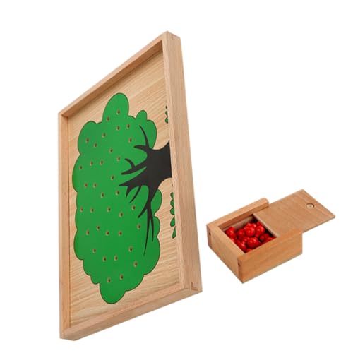 Kisangel Montessori Holzspielzeug zum Zählen Lernen Äpfel Zahlenspiel für Vorschule Pädagogisches Rechenhilfe Ab Jahre Mathe Lernhilfe mit Glatten Kanten Kisangel Montessori Holzspielzeug zum Zählen Lernen Äpfel Zahlenspiel für Vorschule Pädagogisches Rechenhilfe Ab Jahre Mathe Lernhilfe mit Glatten Kanten von Kisangel