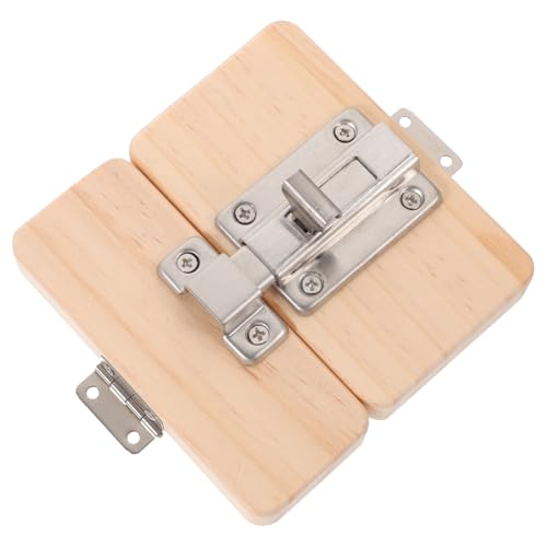 Kisangel Montessori Türschloss Busy Board Zubehör aus Natürlichem Holz DIY Sensorisches Lernspielzeug Motorik Koordination und Kreativität für Kleinkinder Ab Jahr Kisangel Montessori Türschloss Busy Board Zubehör aus Natürlichem Holz DIY Sensorisches Lernspielzeug Motorik Koordination und Kreativität für Kleinkinder Ab Jahr von Kisangel