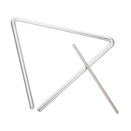 Kisangel Musikinstrument Dreieck Percussion Instrument mit Schlägel Metall Natürlich für Musikspielzeug Hand Auge Koordination und Hörvermögen Kisangel Musikinstrument Dreieck Percussion Instrument mit Schlägel Metall Natürlich für Musikspielzeug Hand Auge Koordination und Hörvermögen von Kisangel