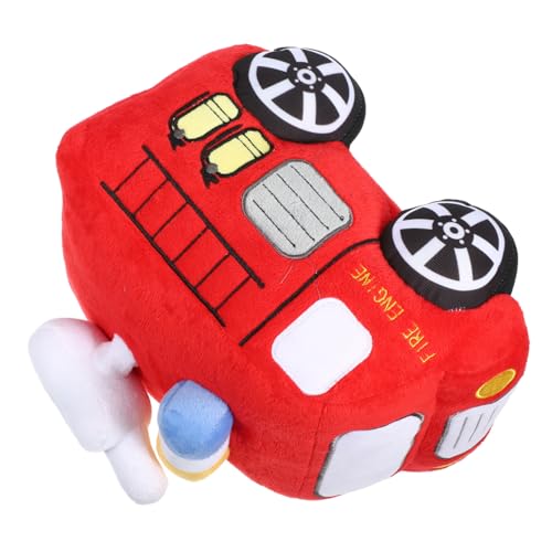 Kisangel Plüsch Feuerwehrwagen Kuscheltier Weiches Feuerwehrauto Kissen Cartoon für Geburtstag Sofa Dekoration Kisangel Plüsch Feuerwehrwagen Kuscheltier Weiches Feuerwehrauto Kissen Cartoon für Geburtstag Sofa Dekoration von Kisangel
