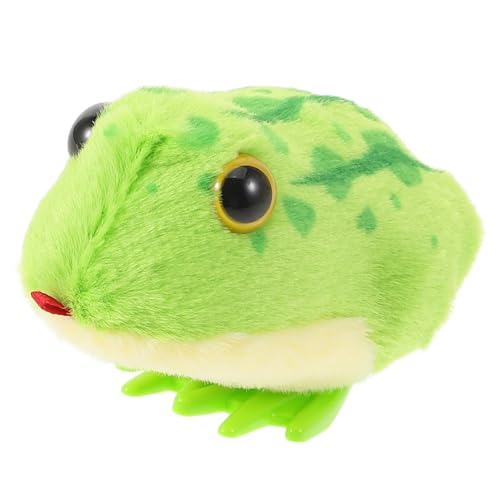 Kisangel Plüsch Frosch Babyspielzeug Ab Monate Beruhigendes Aufziehspielzeug mit Realistischem Hüpfen für Krabbelnde Junge Mädchen zur Motorikförderung und Kopfstärkung Kisangel Plüsch Frosch Babyspielzeug Ab Monate Beruhigendes Aufziehspielzeug mit Realistischem Hüpfen für Krabbelnde Junge Mädchen zur Motorikförderung und Kopfstärkung von Kisangel