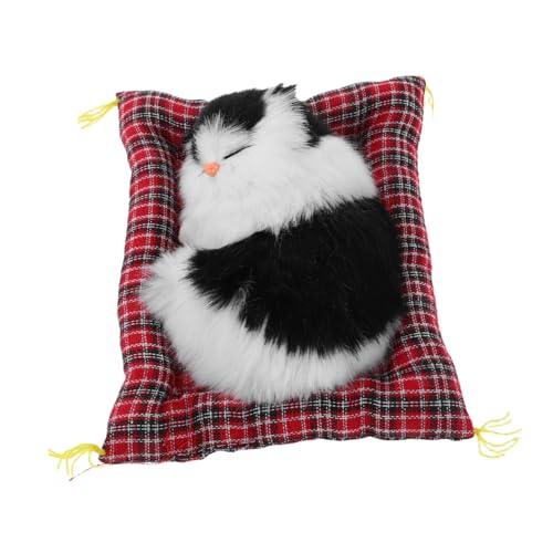 Kisangel Realistische Katzenfigur mit Stoffmatte Lebensecht Gefüllte mit Miauen Dekoratives Kuscheltier für Wohnzimmer Schlafzimmer Büro Interaktives für Katzenliebhaber Kisangel Realistische Katzenfigur mit Stoffmatte Lebensecht Gefüllte mit Miauen Dekoratives Kuscheltier für Wohnzimmer Schlafzimmer Büro Interaktives für Katzenliebhaber von Kisangel