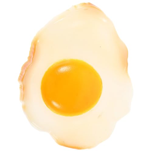 Kisangel Realistisches Spiegelei Modell PVC Langlebiges Küchen dekor Künstliches Essensornament Vielseitiges Restaurant Fotografie requisit Dekoratives Spielküchenzubehör Kisangel Realistisches Spiegelei Modell PVC Langlebiges Küchen dekor Künstliches Essensornament Vielseitiges Restaurant Fotografie requisit Dekoratives Spielküchenzubehör von Kisangel