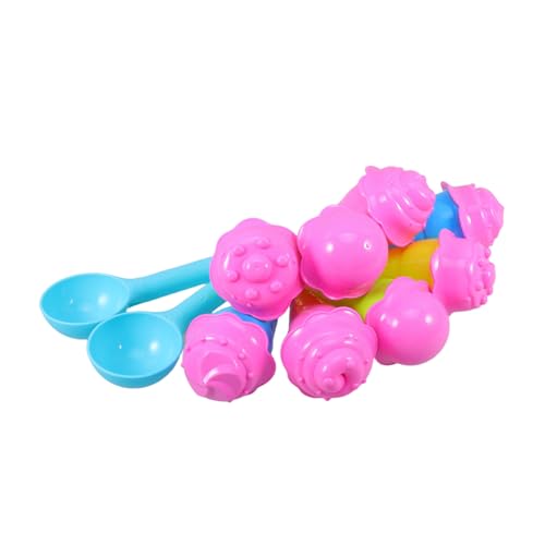 Kisangel Sandspielzeug Eistüten mit Farbigen Eiswaffeln Pinken Abdeckungen und Blauen Eislöffeln Kreative Sandform für Strand Sandkasten und Outdoor spielspaß Kisangel Sandspielzeug Eistüten mit Farbigen Eiswaffeln Pinken Abdeckungen und Blauen Eislöffeln Kreative Sandform für Strand Sandkasten und Outdoor spielspaß von Kisangel