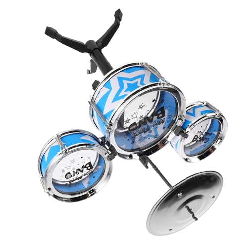 Kisangel Schlagzeug Set für Kleinkinder Realistische Jazz Trommel mit Trommeln Frühkindliches Lernspielzeug für Musikalische Vielseitiges für Jungen und Mädchen Blau Kisangel Schlagzeug Set für Kleinkinder Realistische Jazz Trommel mit Trommeln Frühkindliches Lernspielzeug für Musikalische Vielseitiges für Jungen und Mädchen Blau von Kisangel