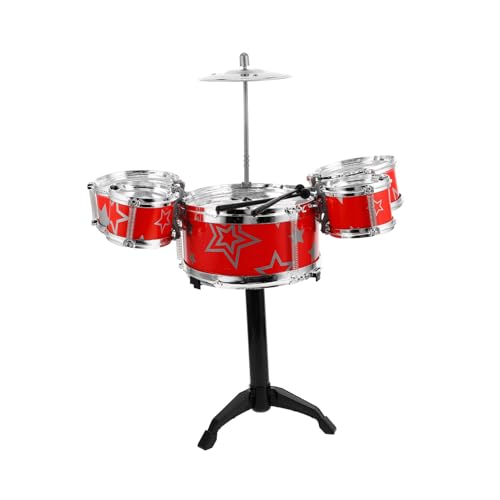 Kisangel Schlagzeug Set mit Realistischem Design Vielseitigen Soundeffekten und Sicheren Kunststofftrommeln Inklusive Holzschlägeln Fördert Rhythmus und Koordination für Kleinkinder Kisangel Schlagzeug Set mit Realistischem Design Vielseitigen Soundeffekten und Sicheren Kunststofftrommeln Inklusive Holzschlägeln Fördert Rhythmus und Koordination für Kleinkinder von Kisangel