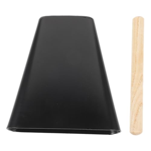 Kisangel Schwarze Kuhglocke Metall für Schlagzeug Percussion Instrument Zubehör Laut Klarer Geeignet für Musiker Bands Kisangel Schwarze Kuhglocke Metall für Schlagzeug Percussion Instrument Zubehör Laut Klarer Geeignet für Musiker Bands von Kisangel