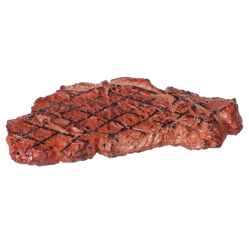 Kisangel Simuliertes Steak aus Umweltfreundlichem Kunststoff Realistische Fleisch attrappe für Kinderküche Dekoratives Rohes Steak Modell Handliches Küchen deko Lebensmittelspielzeug Kisangel Simuliertes Steak aus Umweltfreundlichem Kunststoff Realistische Fleisch attrappe für Kinderküche Dekoratives Rohes Steak Modell Handliches Küchen deko Lebensmittelspielzeug von Kisangel