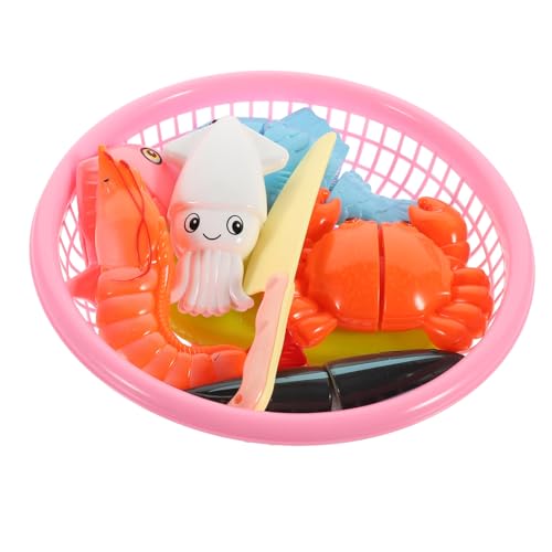 Kisangel Spielküche Meeresfrüchte Schneidspielzeug Teiliges Set mit Krabbe und Fisch Pädagogisches Rollenspiel für Kreative Kindersicheres Kunststoffspielzeug für Jungen und Mädchen Kisangel Spielküche Meeresfrüchte Schneidspielzeug Teiliges Set mit Krabbe und Fisch Pädagogisches Rollenspiel für Kreative Kindersicheres Kunststoffspielzeug für Jungen und Mädchen von Kisangel