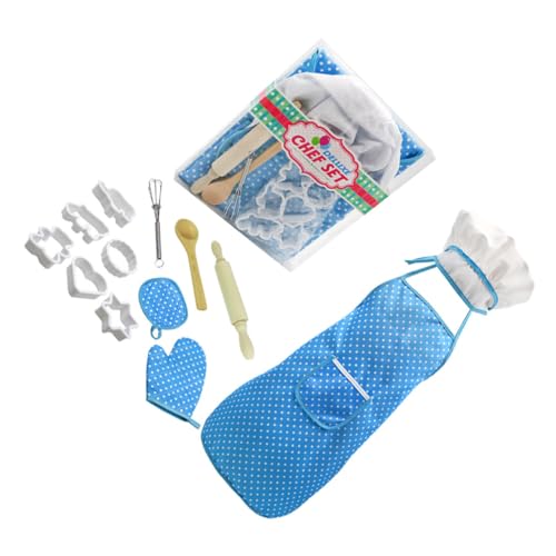 Kisangel Teiliges Küchen spielset mit Schürze und Back Accessoires Pädagogisches Koch Rollenspiel für Jungen und Mädchen Sicheres Material Kreatives Lernspielzeug im Blauen PVC karton Kisangel Teiliges Küchen spielset mit Schürze und Back Accessoires Pädagogisches Koch Rollenspiel für Jungen und Mädchen Sicheres Material Kreatives Lernspielzeug im Blauen PVC karton von Kisangel