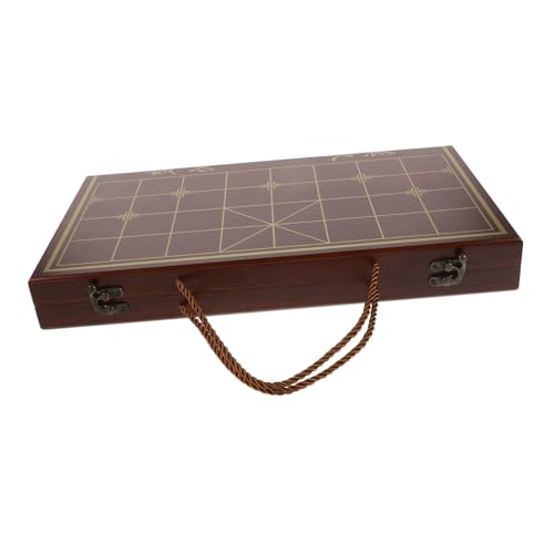 Kisangel Tragbares Chinesisches Schachspiel Holzset mit Praktischer Tragegriff Doppelte Funktion als Aufbewahrungsbox und Spielbrett Platzsparend für Anfänger und Erfahrene Spieler Kisangel Tragbares Chinesisches Schachspiel Holzset mit Praktischer Tragegriff Doppelte Funktion als Aufbewahrungsbox und Spielbrett Platzsparend für Anfänger und Erfahrene Spieler von Kisangel