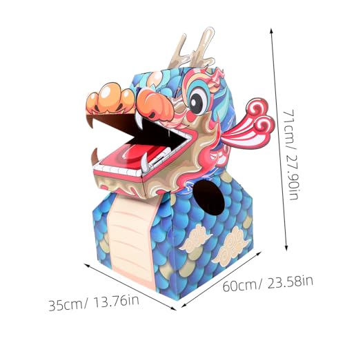 Kisangel Tragbares DIY Kartonspielzeug Kreatives Kinderkostüm Leichter Karton zum Basteln Handliches Pädagogisches für Jungen und Mädchen für Geburtstag und Festival Kisangel Tragbares DIY Kartonspielzeug Kreatives Kinderkostüm Leichter Karton zum Basteln Handliches Pädagogisches für Jungen und Mädchen für Geburtstag und Festival von Kisangel