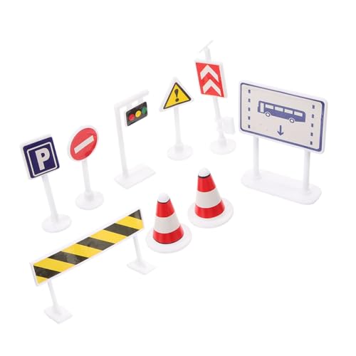 Kisangel Verkehrszeichen Spielset aus Kunststoff Pädagogisches Verkehrsschild mit Ampel Straßenschild Absperrung Lernspielzeug für Vorschulkinder zur Verkehrssicherheit und Rollenspiel Kisangel Verkehrszeichen Spielset aus Kunststoff Pädagogisches Verkehrsschild mit Ampel Straßenschild Absperrung Lernspielzeug für Vorschulkinder zur Verkehrssicherheit und Rollenspiel von Kisangel